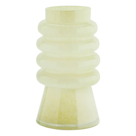 Glass Vase light yellow