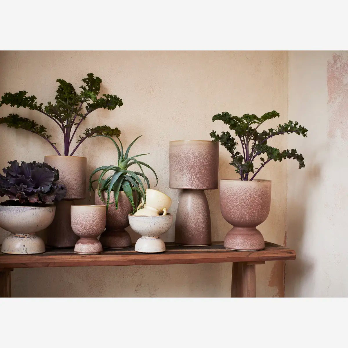 Stoneware flower pot big