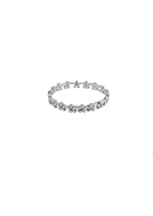Ringen - Flower circle - Silver