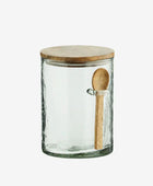 Glass jar with spoon big