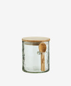 Glass jar with spoon small