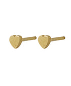 Oorbellen - Tiny heart stud - Gold plated