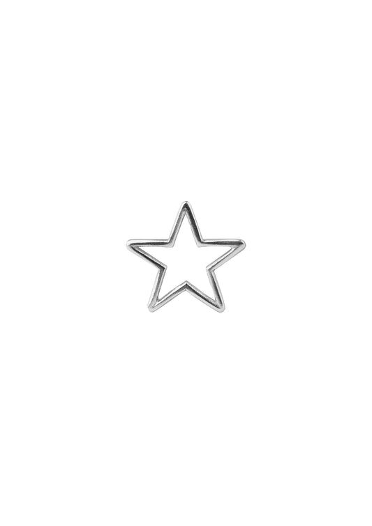Pendants - Thin star small - Silver