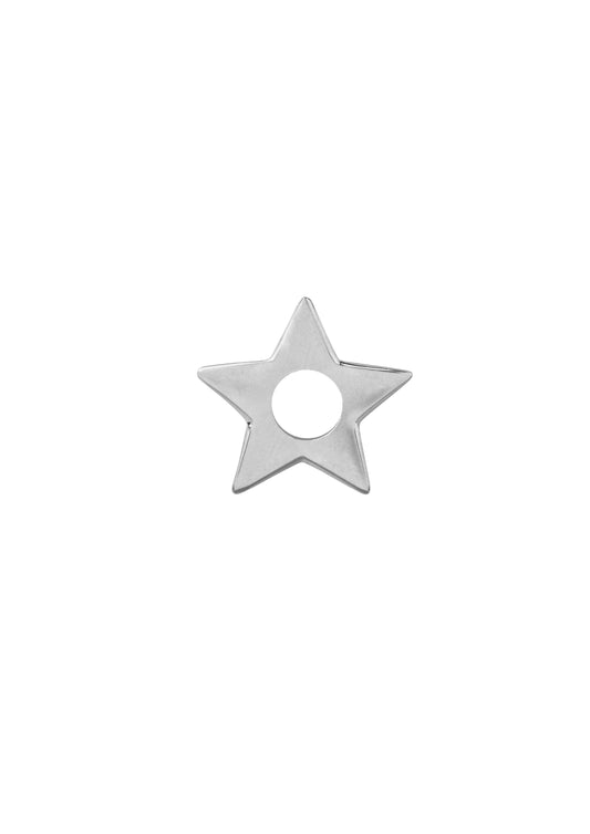 Pendants -  Thick star - Silver