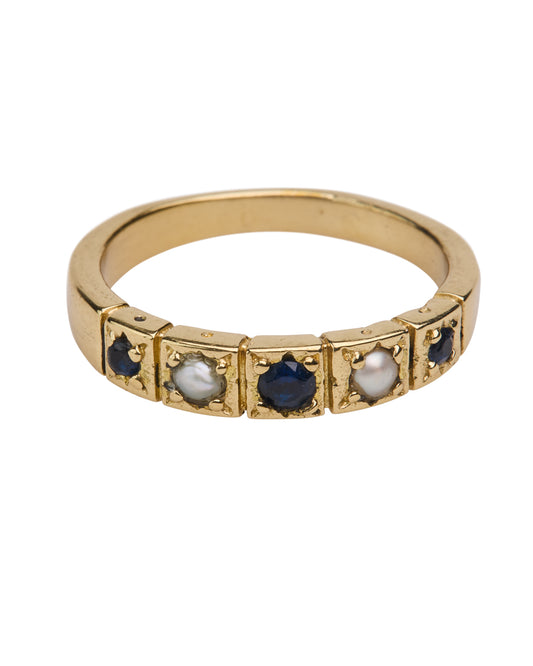 Brass magic star ring
