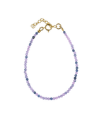 Bracelet amethyst with g-p lock