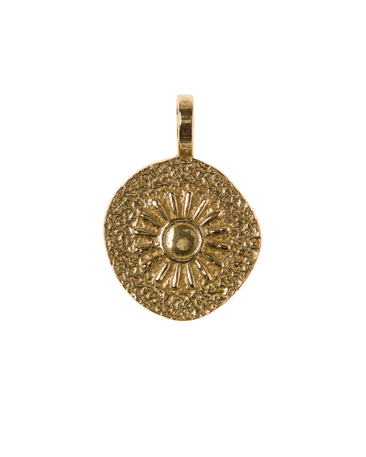 Coin sun brass