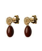 Resin bead earring g-p