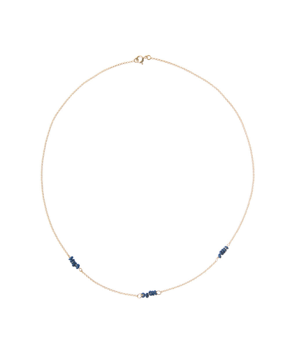 Necklace blue stone g-p