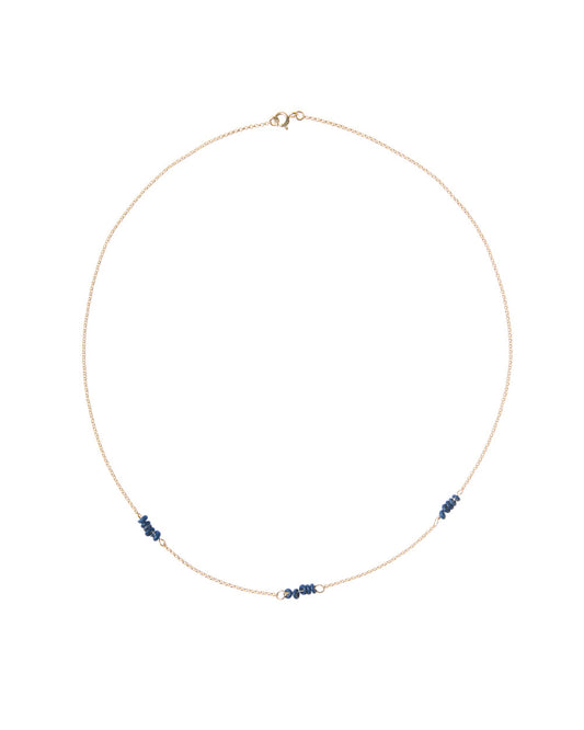 Necklace blue stone g-p