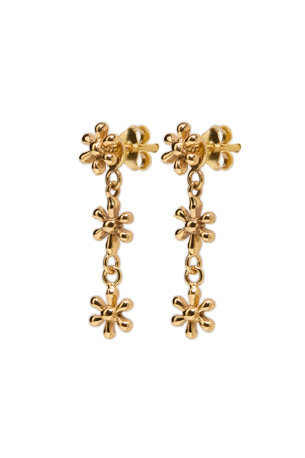 Triple flower stud g-p