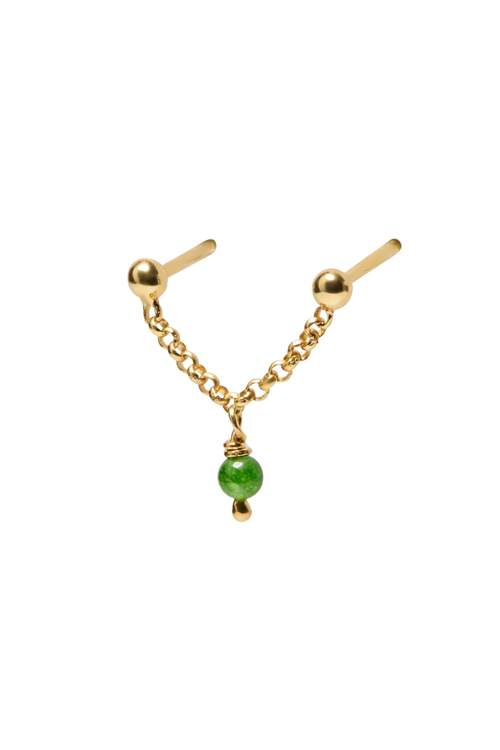 Double stud green chain g-p p.p