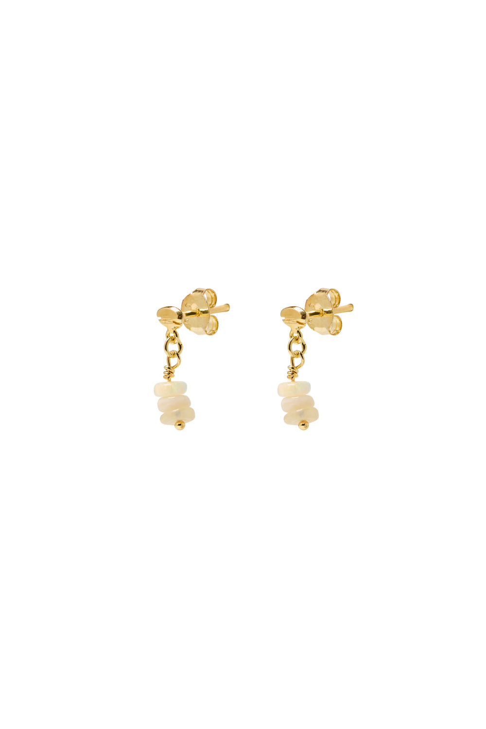 Opal dot earring g-p