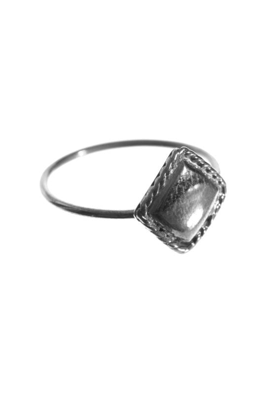 Xzota | Ringen | Vintage square | Zilver