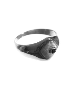 Xzota | Ringen | Signet square onyx | Zilver