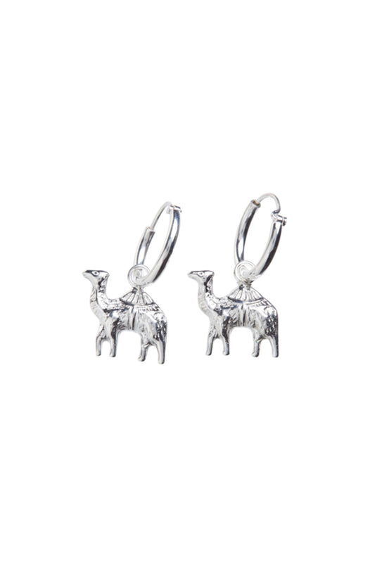 Xzota | Oorbellen | Camel | Zilver