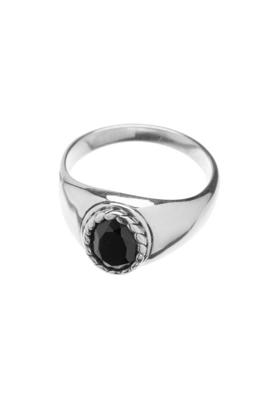 Xzota | Ringen | Onyx oval | Zilver