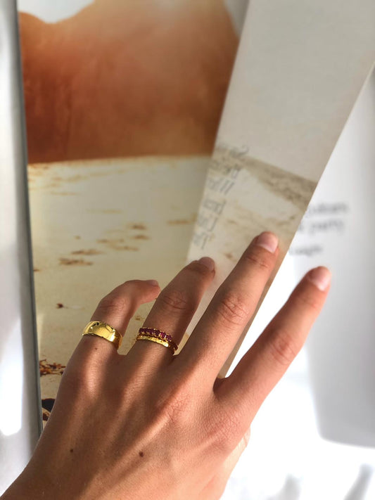 Xzota | Ringen | Ruby | 14K Goud