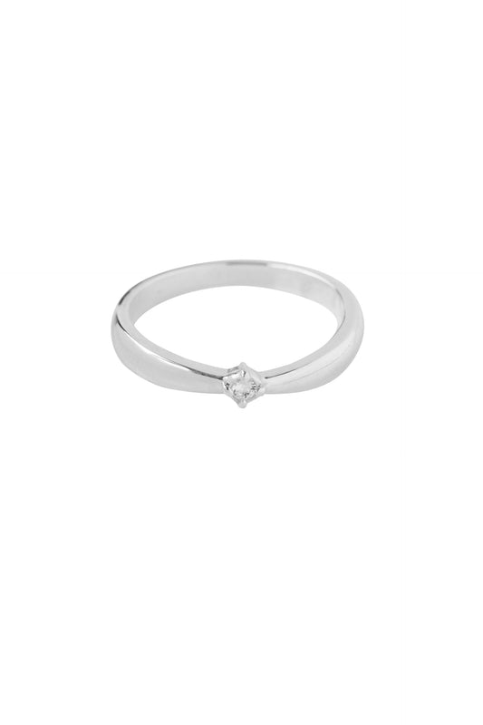 Xzota - Ringen - Little zircon - Silver