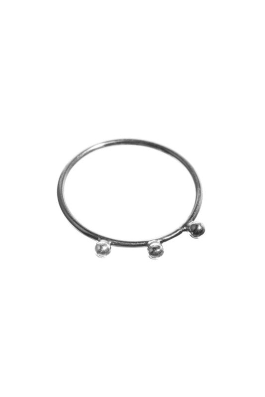Xzota | Ringen | 3 dots bar | Zilver