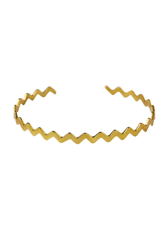 Xzota - Armbanden - Cuff pattern - Brass