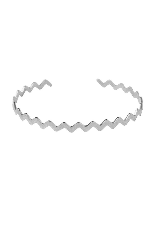 Xzota - Armbanden - Cuff pattern - Silver