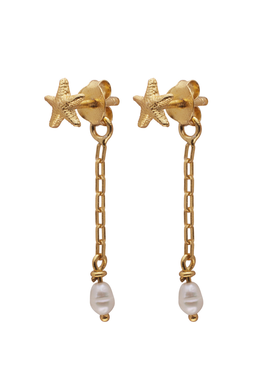 Seastar pearl earring g-p