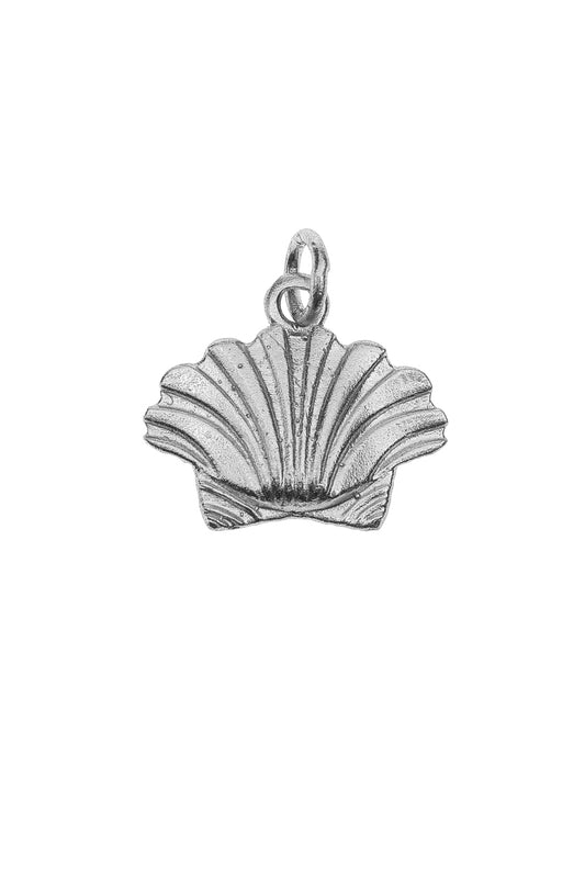 Silver shell pendant