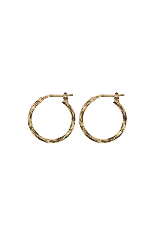 Shimmering hoop small g-p