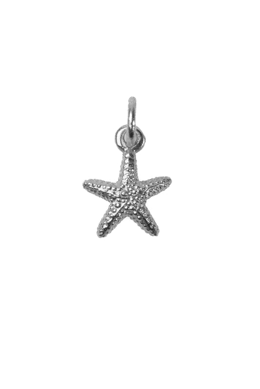 Silver seastar pendant