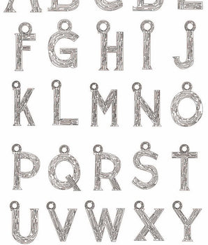 Xzota - Pendants - Bamboo letter Y - Goud