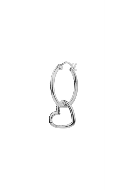 Pendants - Heart charm small - Silver