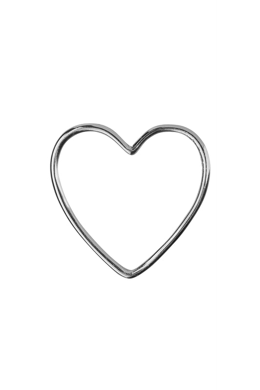 Pendants - Heart charm - Silver