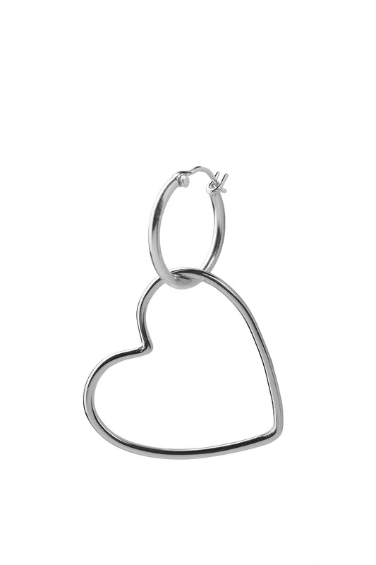 Pendants - Heart charm - Silver