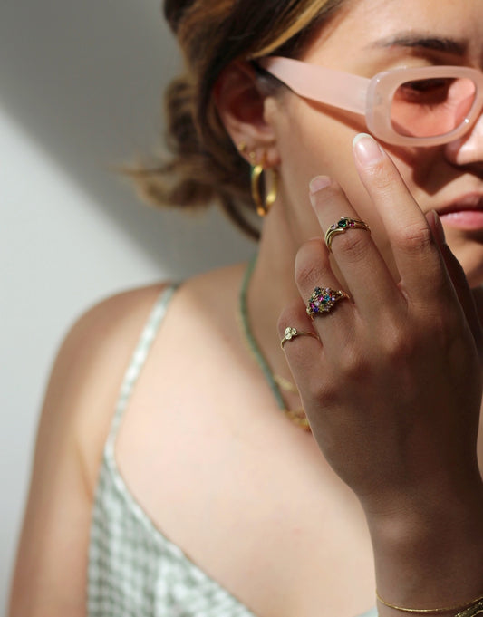 Ringen - Clover - Brass