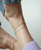 Enkelbandjes - Wire - Gold plated