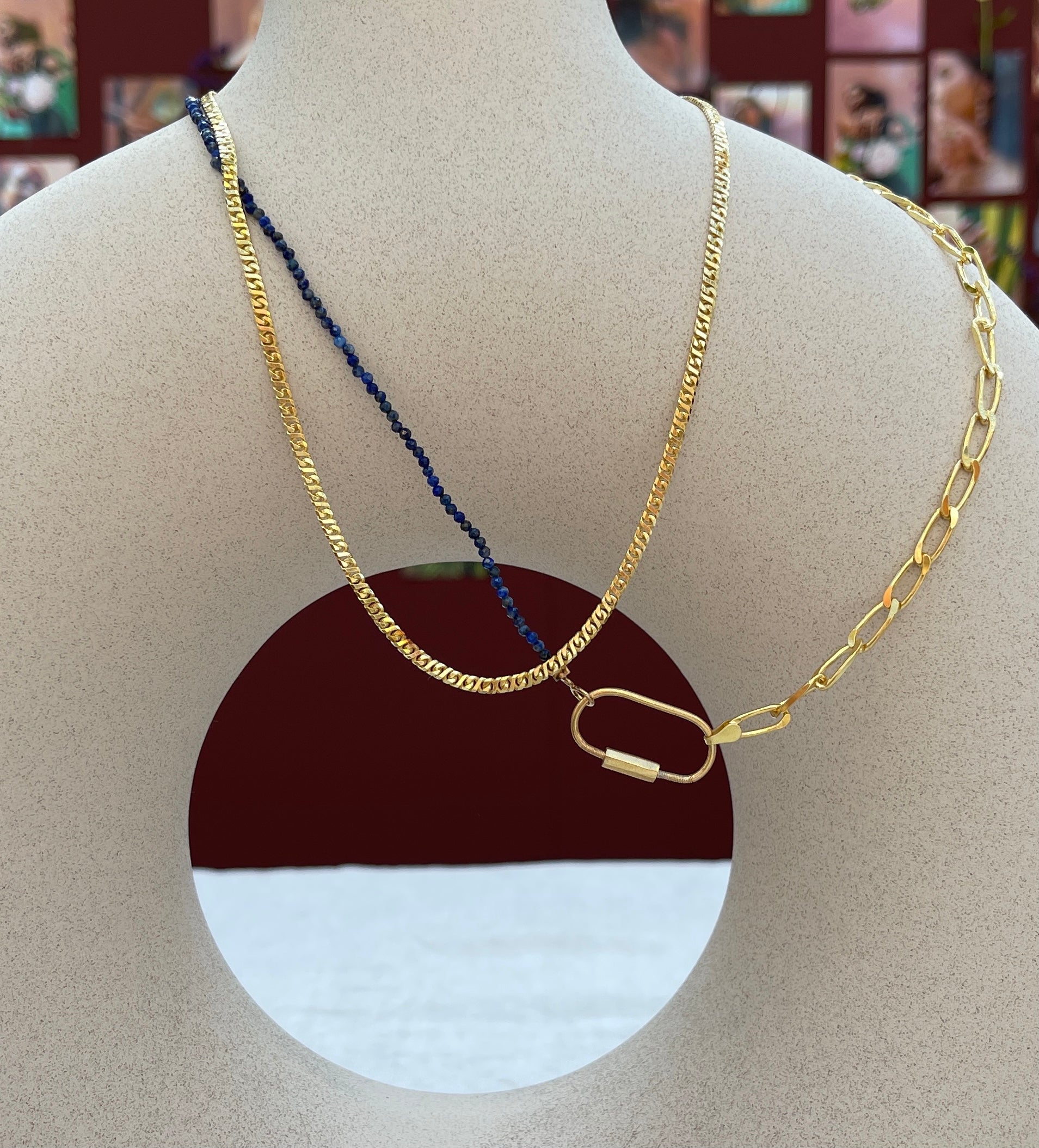 Shop online | Xzota | Kettingen | Connector big | Gold plated