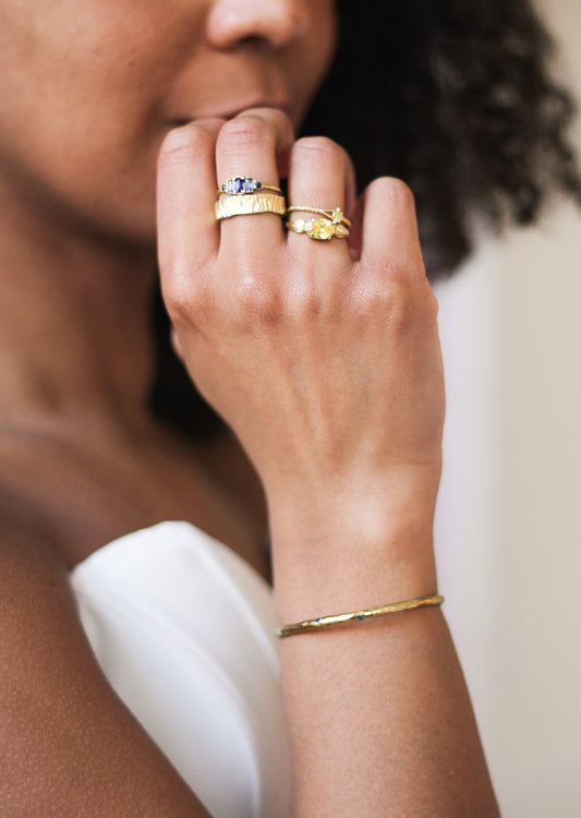 Ringen - Vintage yellow - Brass