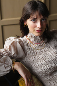 Xzota | Kettingen | Chain square | Gold plated
