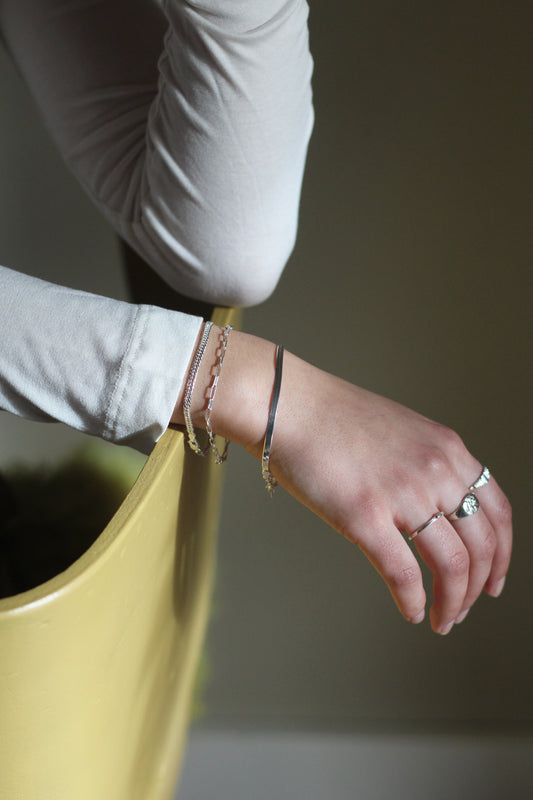 Xzota | Armbanden |  Chain square | Zilver