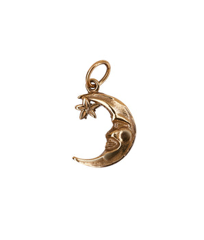 Xzota -Pendants - Moon/Star - Goud