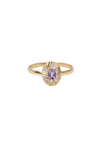 Xzota - Ringen - Amethyst vintage - Brass