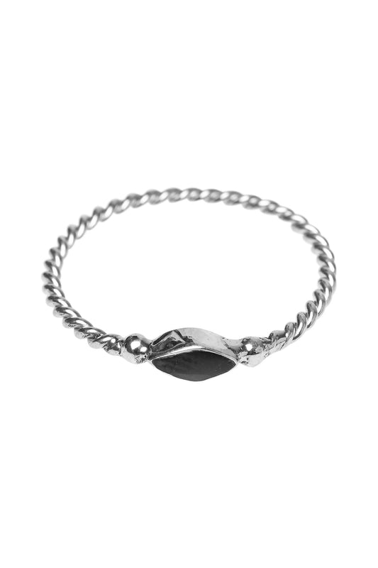 Xzota | Ringen | Twisted eyeshape | Zilver