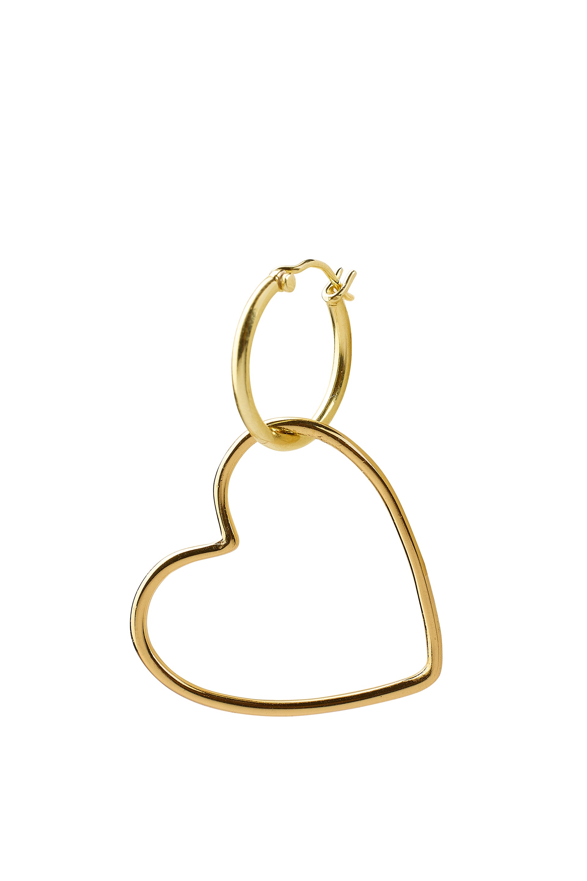 Pendants - Heart charm - Gold plated