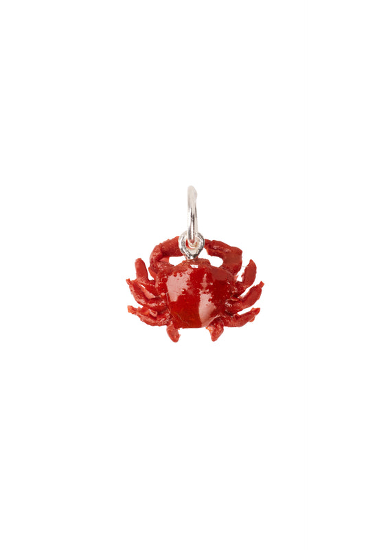 Xzota/ Pendants - Crab resin - Silver