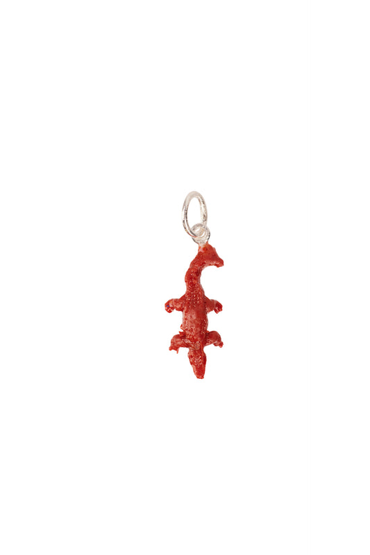 Xzota/ Pendants - Crocodile resin - Silver