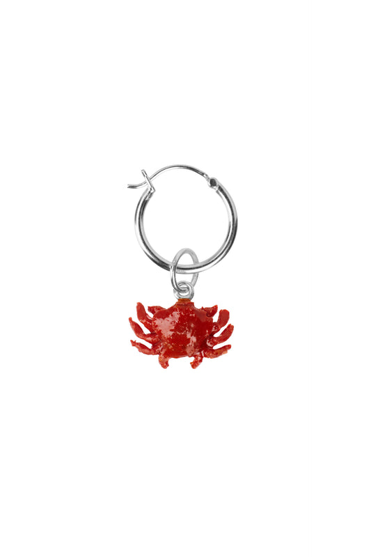 Xzota - Pendants -  Crab resin - Silver