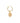 Xzota/ Oorbellen - Hoop tiny lion - Gold plated