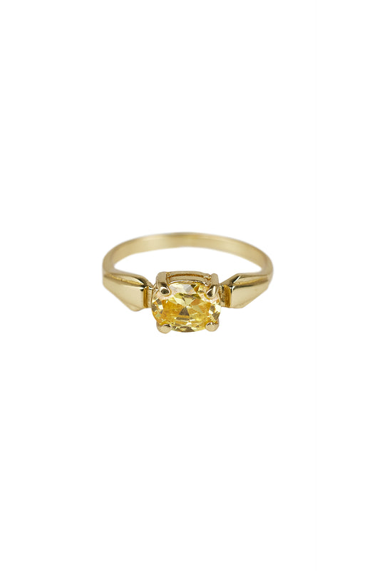 Xzota - Ringen - Vintage yellow - Brass