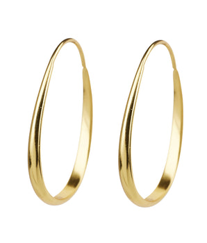 Xzota - Oorbellen - Hoop drop - Gold plated